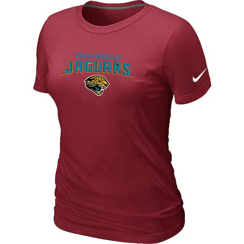 Jacksonville Jaguars Women's Heart & Soul Red T-Shirt