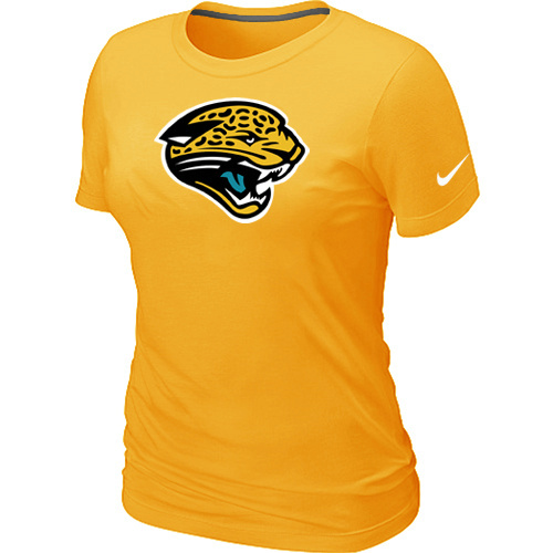 Jacksonville Jaguars Yellow Women's Logo T-Shirt