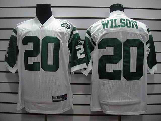 Jets 20 Wilson white Jerseys
