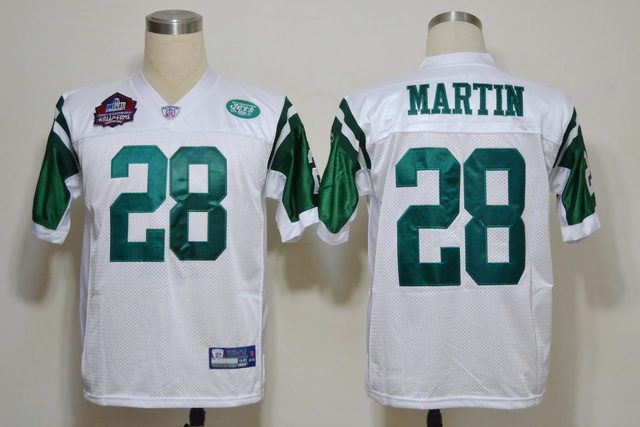 Jets 28 Martin Hall of Fame White Jerseys Jets 28 Martin Hall of Fame White Jerseys