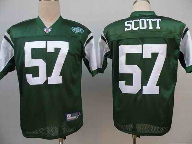 Jets 57 Bart Scott green Jerseys