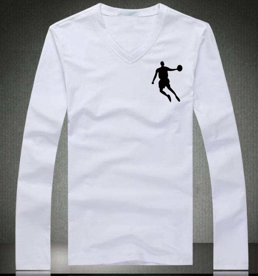 Jordan white Long Sleeve T-shirt (03)
