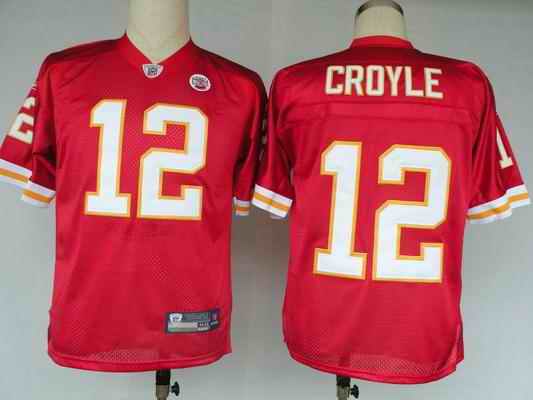Kansas City Chiefs 12 Brodie Croyle red Jerseys