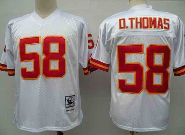 Kansas City Chiefs 58 D.Thomas white Jerseys
