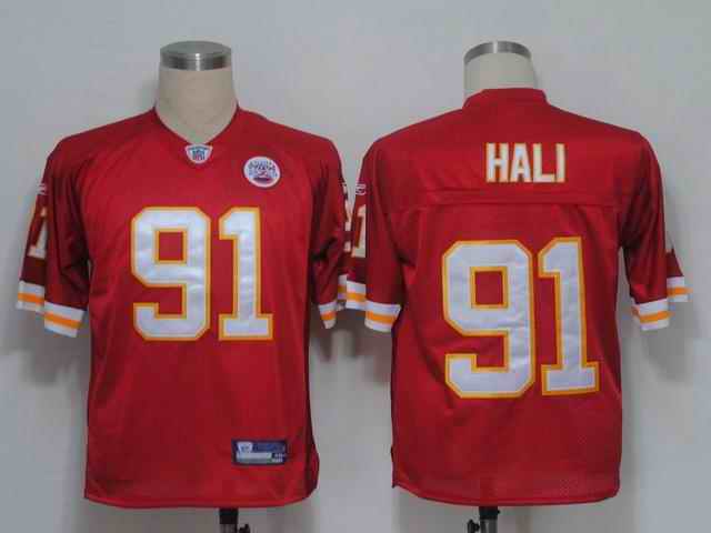 Kansas City Chiefs 91 HaLi red Jerseys Kansas City Chiefs 91 HaLi red Jerseys