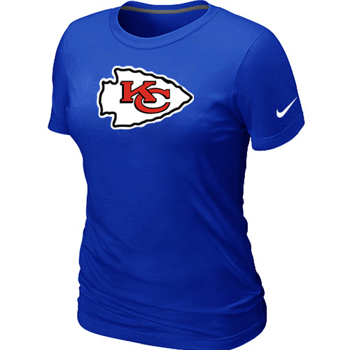 Kansas City Chiefs Blue Women's Logo T-Shirt