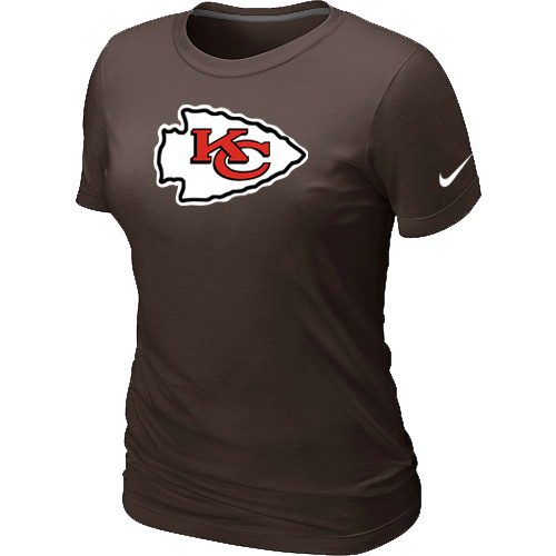Kansas City Chiefs Brown Women's Logo T-Shirt