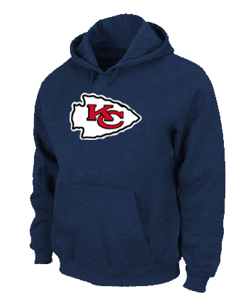 Kansas City Chiefs Logo Pullover Hoodie D.Blue