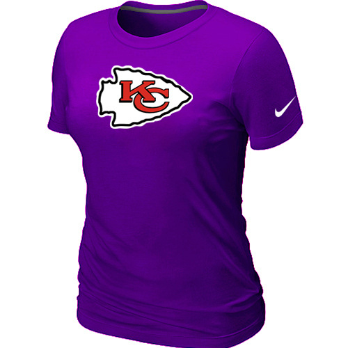 Kansas City Chiefs Purple Women's Logo T-Shirt