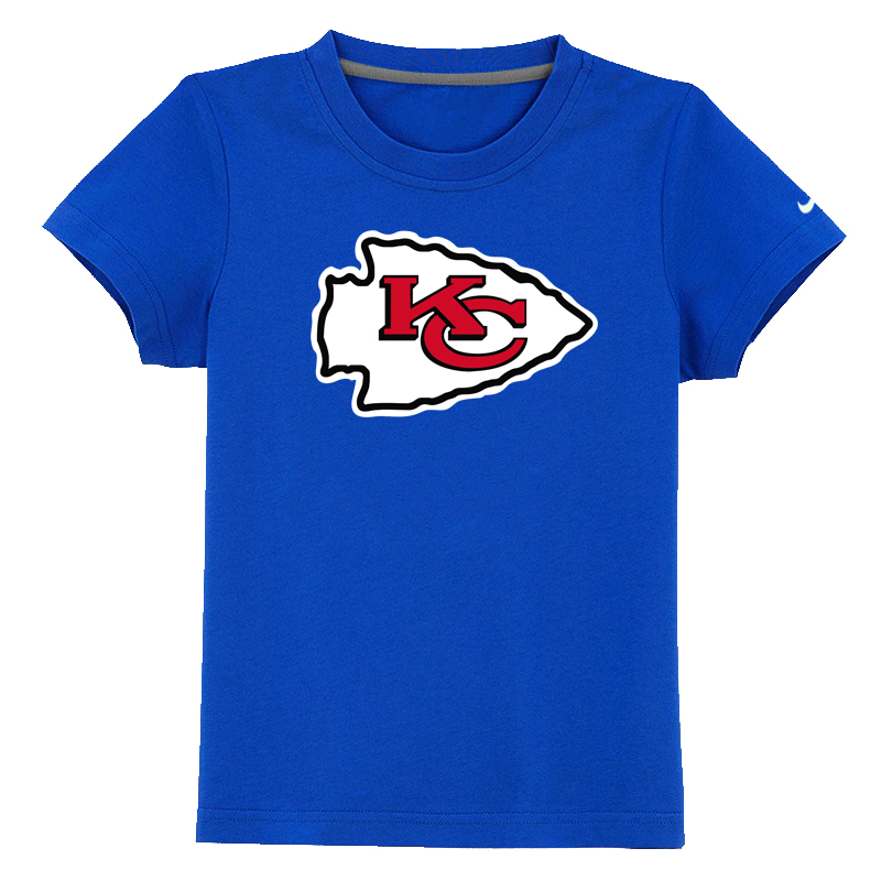 Kansas City Chiefs Sideline Legend Authentic Logo Youth T-Shirt Blue