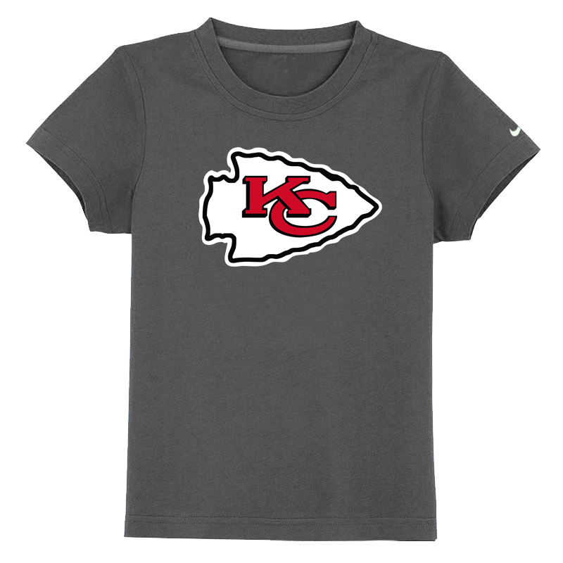 Kansas City Chiefs Sideline Legend Authentic Logo Youth T-Shirt D.Grey