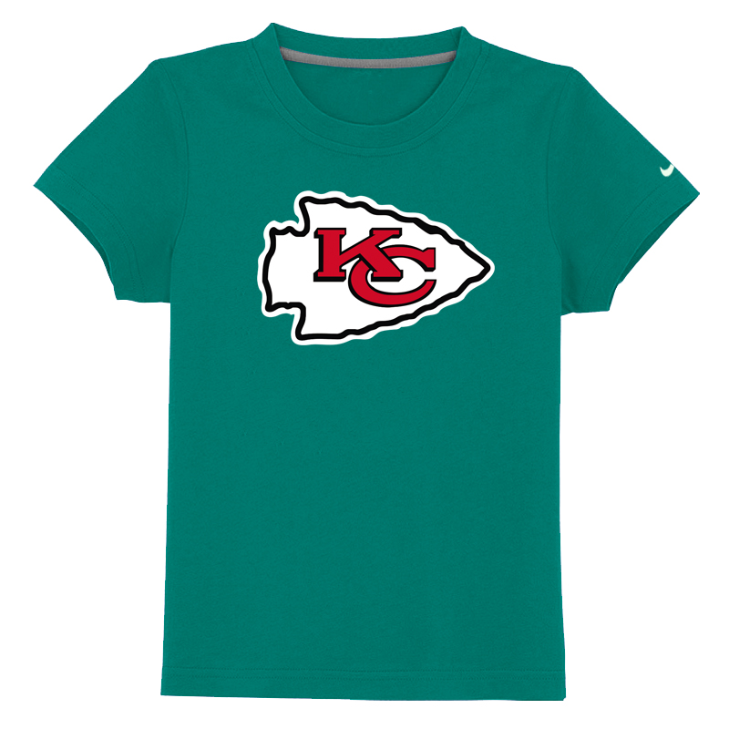 Kansas City Chiefs Sideline Legend Authentic Logo Youth T-Shirt Green