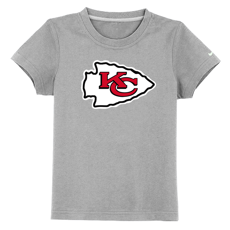 Kansas City Chiefs Sideline Legend Authentic Logo Youth T-Shirt Grey