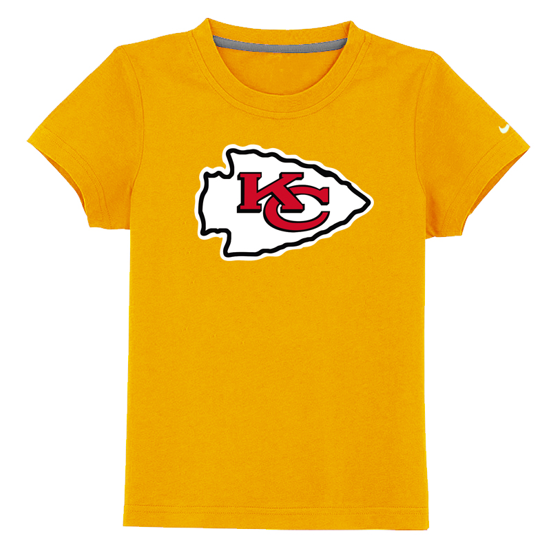 Kansas City Chiefs Sideline Legend Authentic Logo Youth T-Shirt Yellow