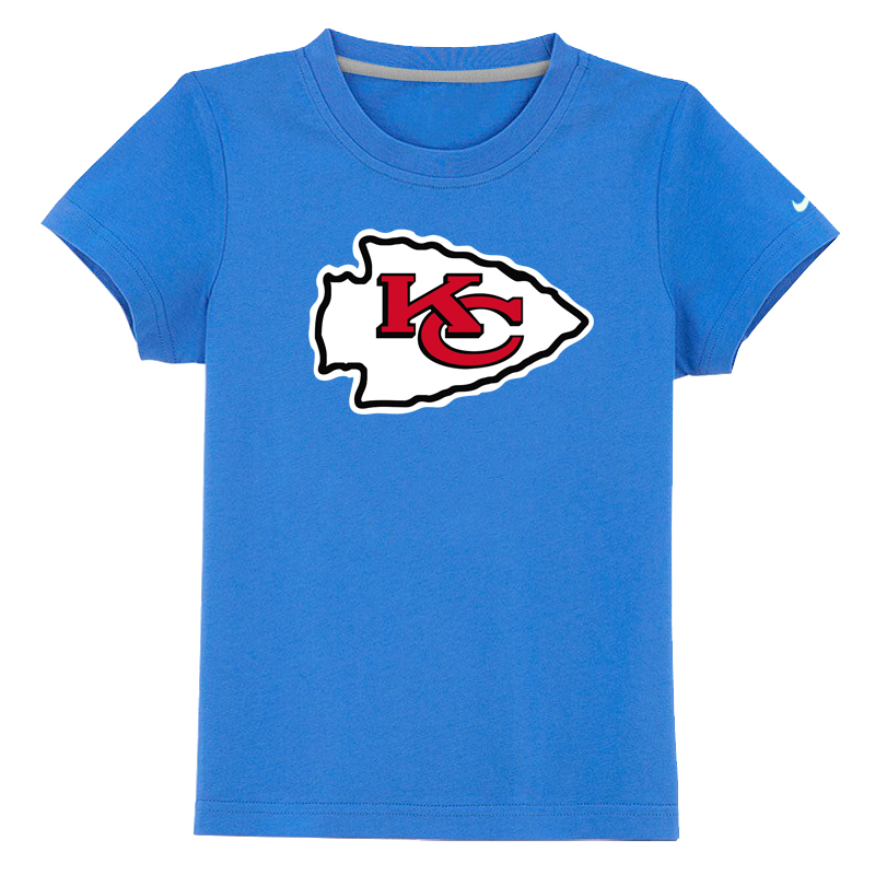 Kansas City Chiefs Sideline Legend Authentic Logo Youth T-Shirt light Blue