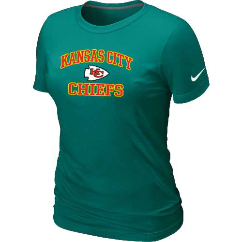Kansas City Chiefs Women's Heart & Soul L.Green T-Shirt