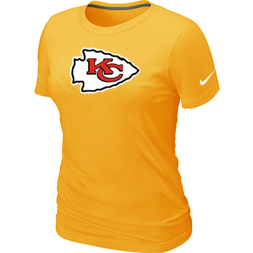 Kansas City Chiefs Yellow Women's Logo T-Shirt