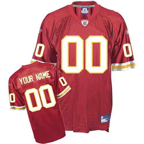 Kansas City Chiefs Youth Customized red Jersey