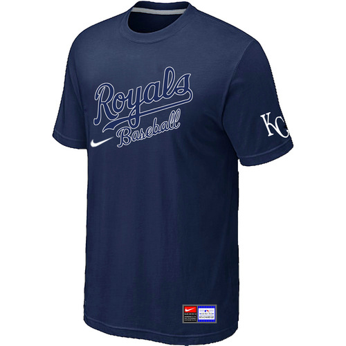 Kansas City Royals D.Blue Nike Short Sleeve Practice T-Shirt