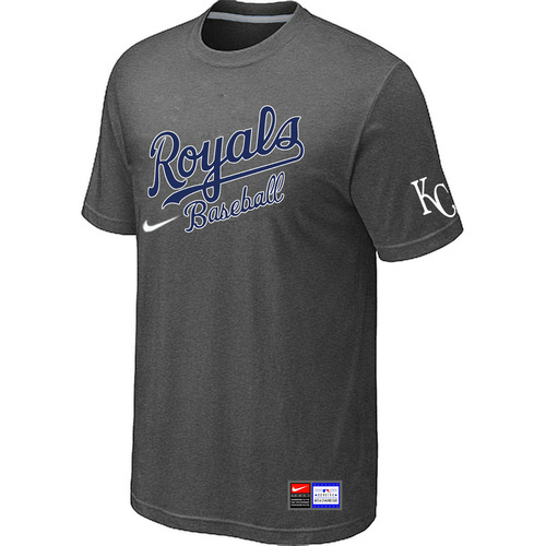 Kansas City Royals D.Grey Nike Short Sleeve Practice T-Shirt