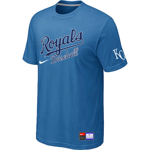 Kansas City Royals light Blue Nike Short Sleeve Practice T-Shirt
