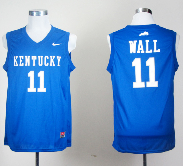 Kentucky Wildcats 11 Wall blue 2012 Jerseys