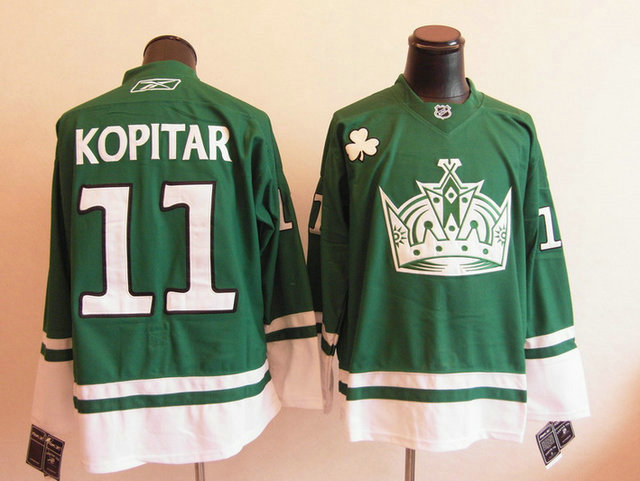Kings 11 Kopitar Green Jerseys