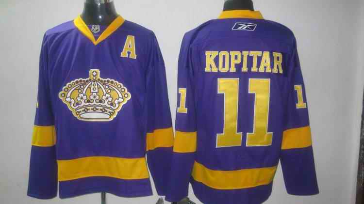 Kings 11 Kopitar Purple Jerseys - Click Image to Close