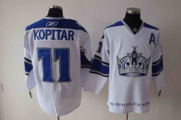 Kings 11 Kopitar White Jerseys - Click Image to Close