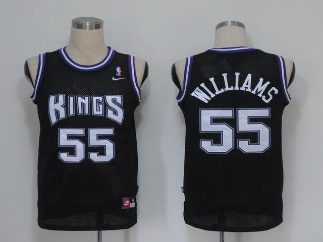 Kings 55 Williams Black Jerseys