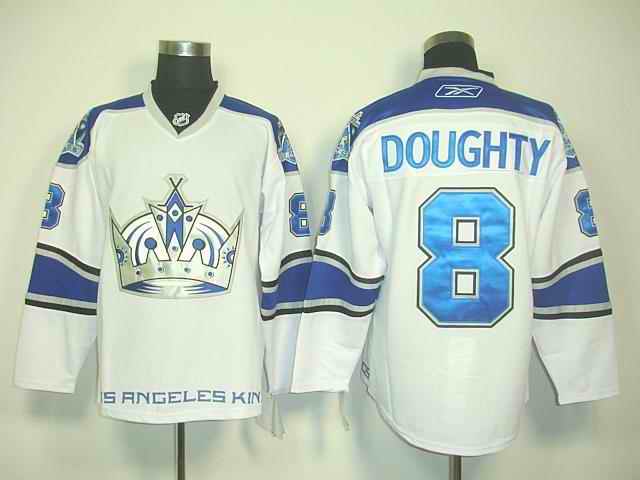 Kings 8 Doughty White Jerseys - Click Image to Close