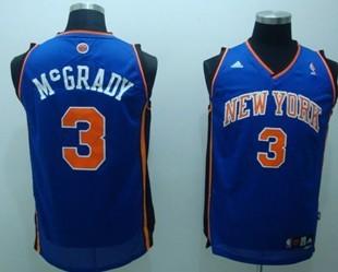 Knicks 3 McGrady Blue Jerseys