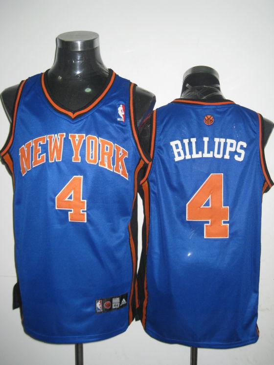 Knicks 4 Billups Blue Jerseys