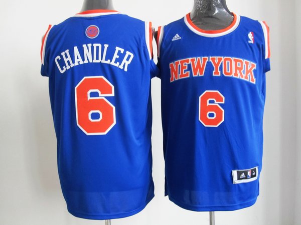 Knicks 6 Chandler Blue Jerseys