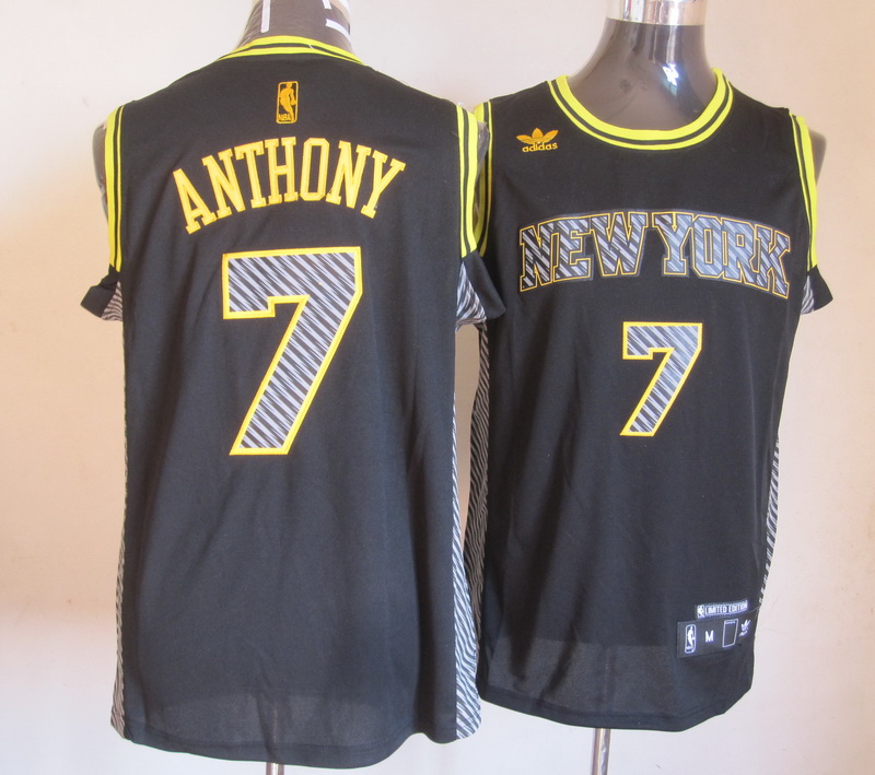 Knicks 7 Anthony Black Fashion Jerseys