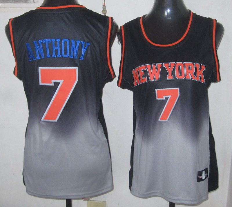 Knicks 7 Anthony Fadeaway Women Jersey