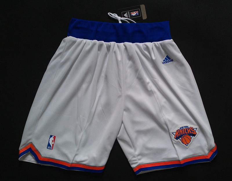 Knicks White Shorts