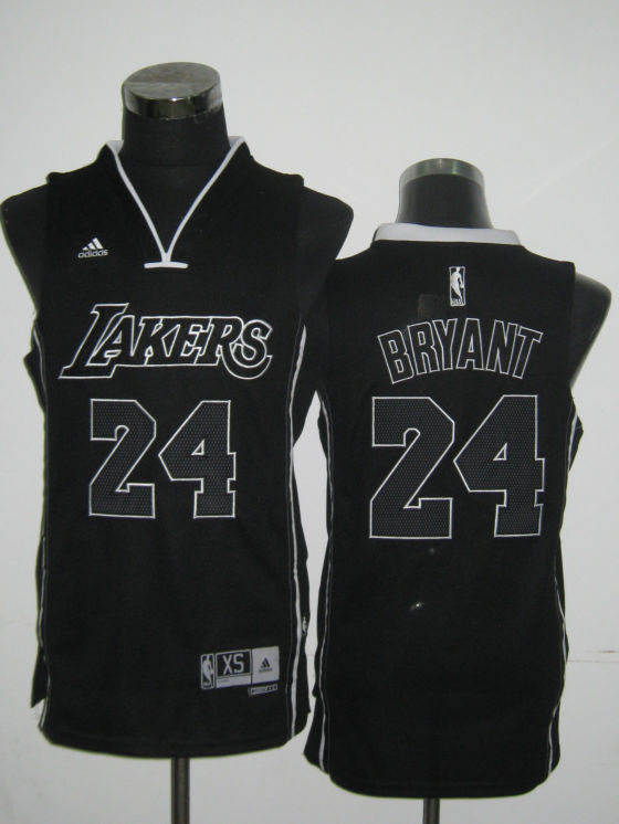 Lakers 24 BRYANT Black Jersyes
