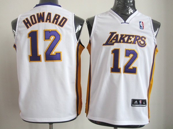 Lakers 12 Howard White youth Jersey