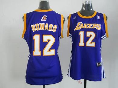 Lakers 12 Howard Purple Women Jersey