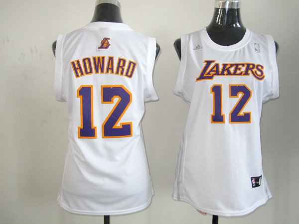 Lakers 12 Howard White Women Jersey