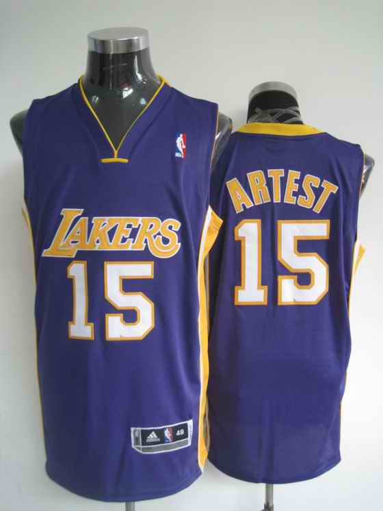 Lakers 15 Artest Purple Jerseys