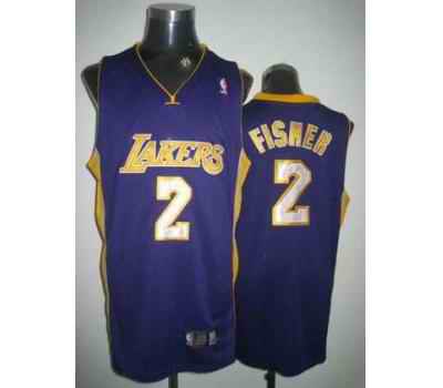 Lakers 2 Fisher Derek Purple Jerseys
