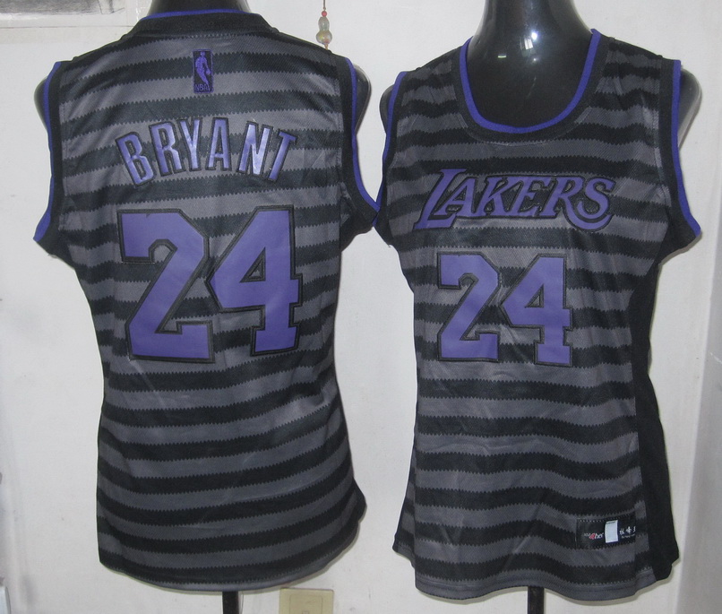 Lakers 24 Bryant Groove Swingman Women Jersey - Click Image to Close