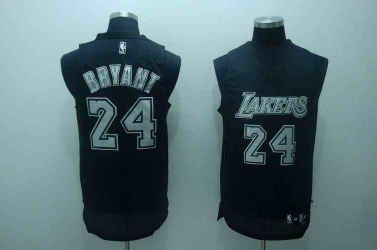 Lakers 24 Kobe Bryant Black Fans Edition Jerseys