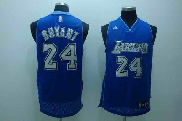 Lakers 24 Kobe Bryant Blue Jerseys