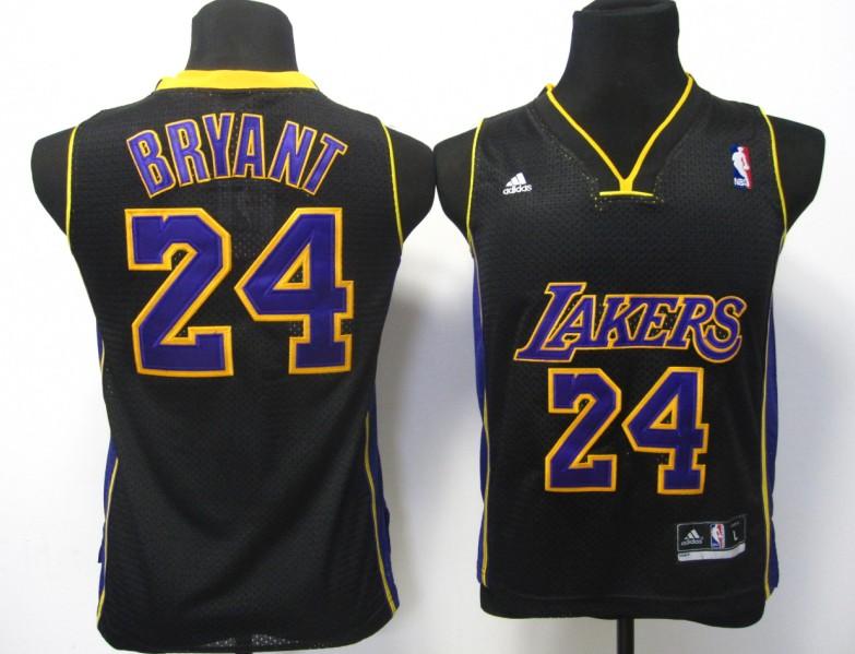 Lakers 24 Kobe Bryant Mesh Youth Jersey