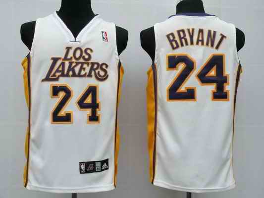 Lakers 24 Kobe Bryant White Los City Edition Jerseys