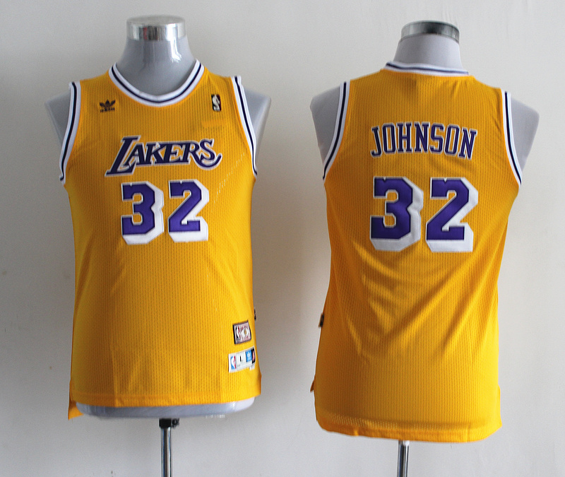 Lakers 32 Johnson Yellow Youth Jersey Lakers 32 Johnson Yellow Youth Jersey