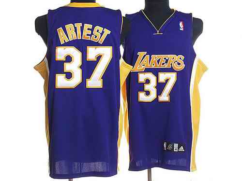 Lakers 37 Ron Artest Purple Jerseys